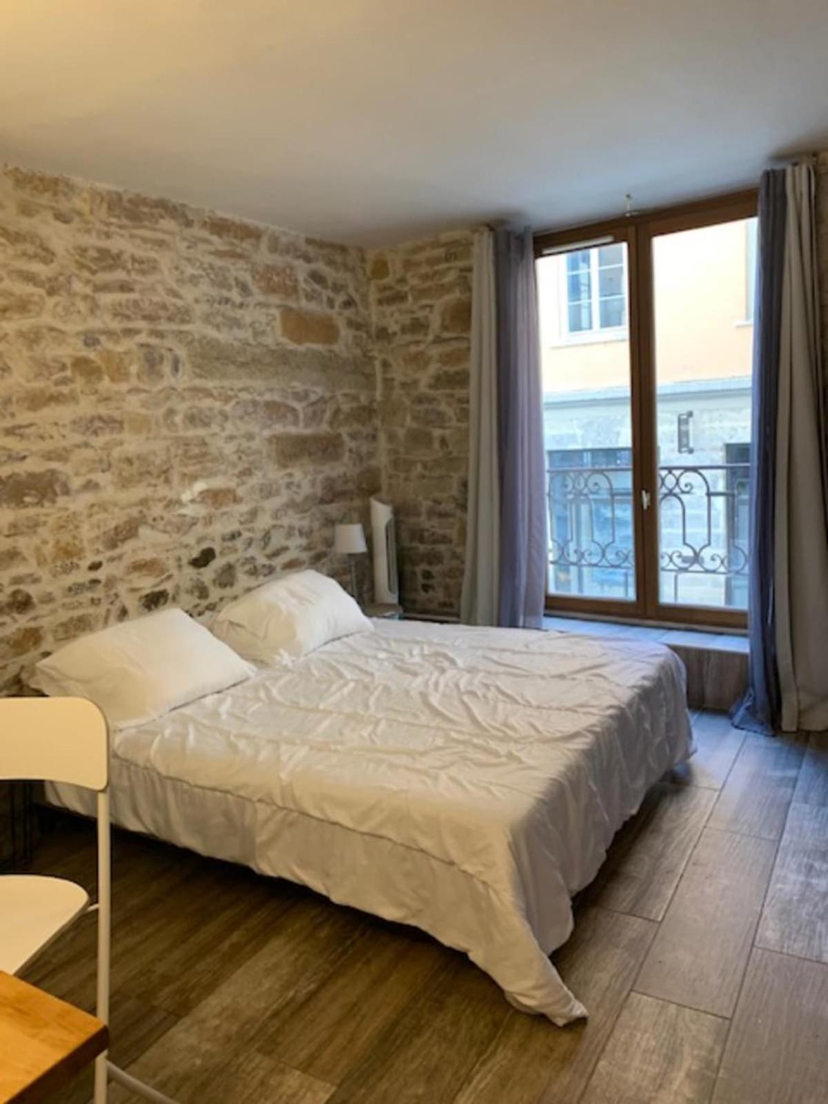 Studio With Exposed Stone Vieux Lyon 리옹 외부 사진